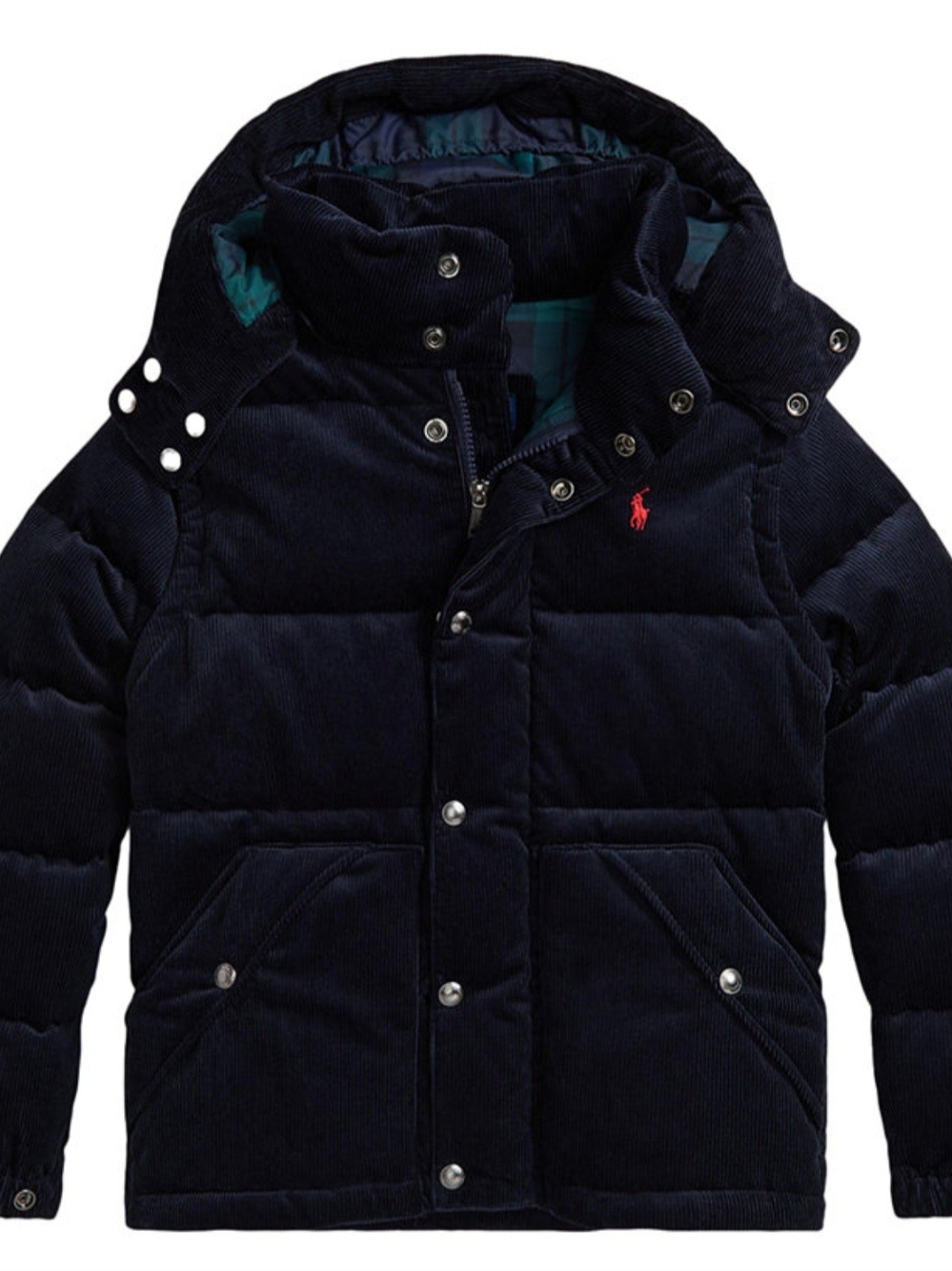 Polo Ralph Lauren Boysโ XL 18โ20 Convertible Corduroy Down Jacket - Picture 8 of 10